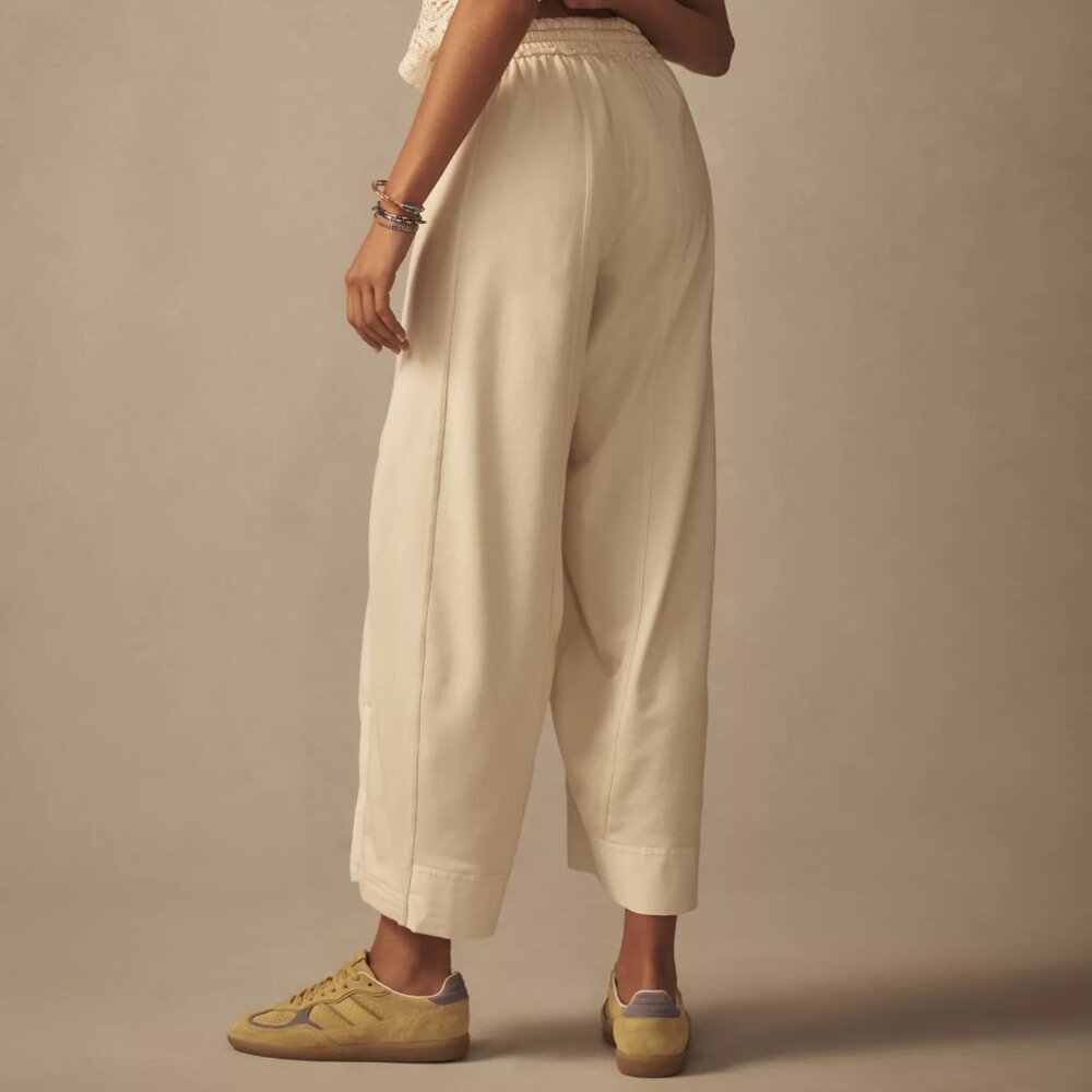 Daily Practice by Anthropologie Jessie Panel Wide-Leg Trousers, Comfy Pants - Picture 2 of 9